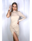 VESTIDO MÍA BEIGE