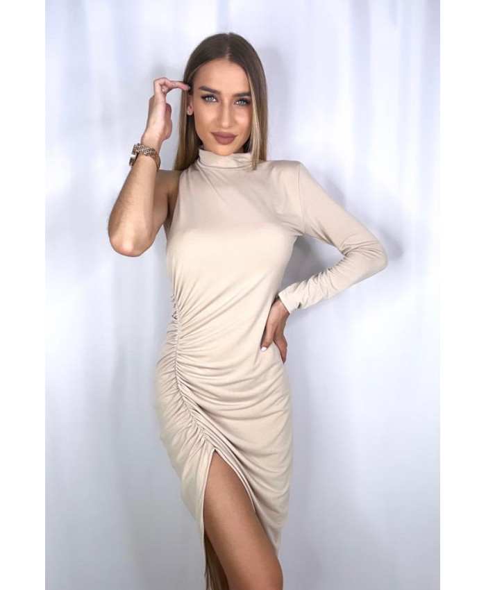 VESTIDO MÍA BEIGE