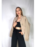 BOMBER BASIC BEIGE