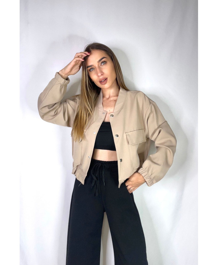 BOMBER BASIC BEIGE