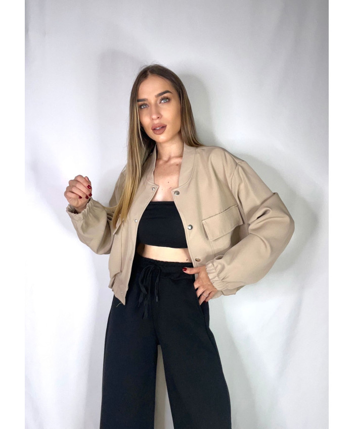 BOMBER BASIC BEIGE