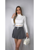 FALDA PANTALÓN YARA GRIS