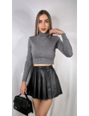 JERSEY LUCÍA CROP GRIS